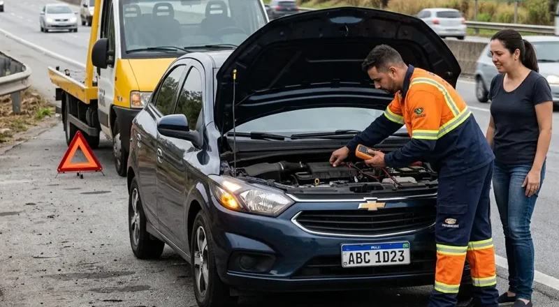Auto socorro 24h em Gravataí – pane elétrica, mecânica e bateria fraca